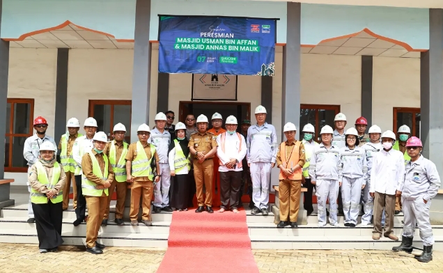 Upacara Pembukaan Masjid di Taman Huabao